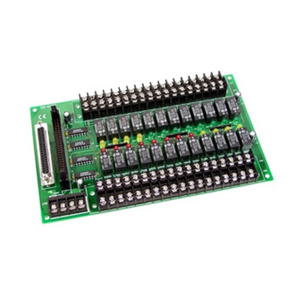Icp Das 24 Channel OPTO-22 Compatible Relay Board with D-Sub37 connector 12V DB-24RD/12 - main